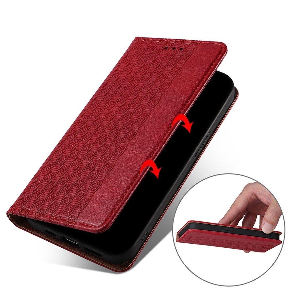 Telefoni kaaned Magnet Strap Case Case for Samsung Galaxy A12 5G Pouch Wallet + Mini Lanyard Pendant (Red) цена и информация | Telefonide kaitsekaaned ja -ümbrised | hansapost.ee