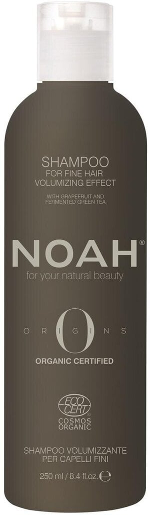 Volüümi andev šampoon õhukestele juustele Noah Origins, 250 ml цена и информация | Šampoonid | hansapost.ee