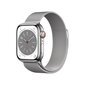 Apple Watch Series 8 GPS + Cellular 45mm Silver Stainless Steel Case ,Silver Milanese Loop MNKJ3EL/A LV-EE hind ja info | Nutikellad, laste nutikellad | hansapost.ee