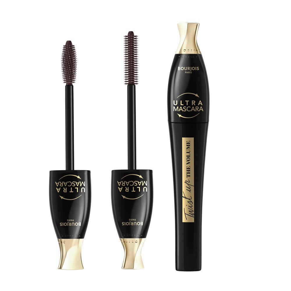 Ripsmetušš Bourjois_Mascara Twist Up The Volume 002 Ultra Brown, 8ml цена и информация | Lauvärvid, ripsmetušid ja silmapliiatsid | hansapost.ee