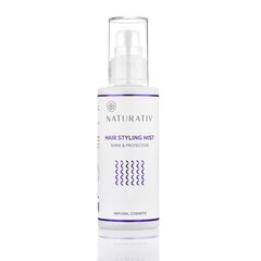 Спрей для укладки волос Naturativ Hair Styling Mist Shine Protection, 125 мл цена и информация | Средства для укладки | hansapost.ee