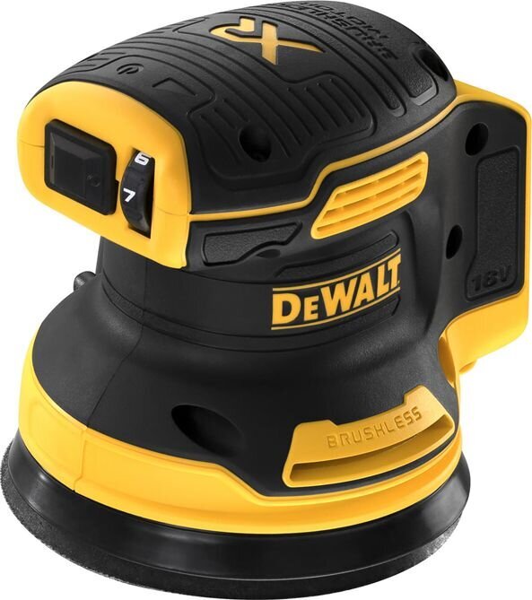 DEWALT DCW210NT-XJ kaasaskantav lihvmasin Juhuslik orbitaallihv 12000 p/min must, kollane цена и информация | Lihvmasinad | hansapost.ee