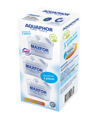Aquaphor filter cartridge B100-25 Maxfor x 3 цена и информация | Фильтры для воды | hansapost.ee