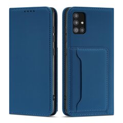 Telefoni kaaned Magnet Card Case Case for Samsung Galaxy A53 5G Pouch Wallet Card Holder Blue (Niebieski) цена и информация | Чехлы для телефонов | hansapost.ee