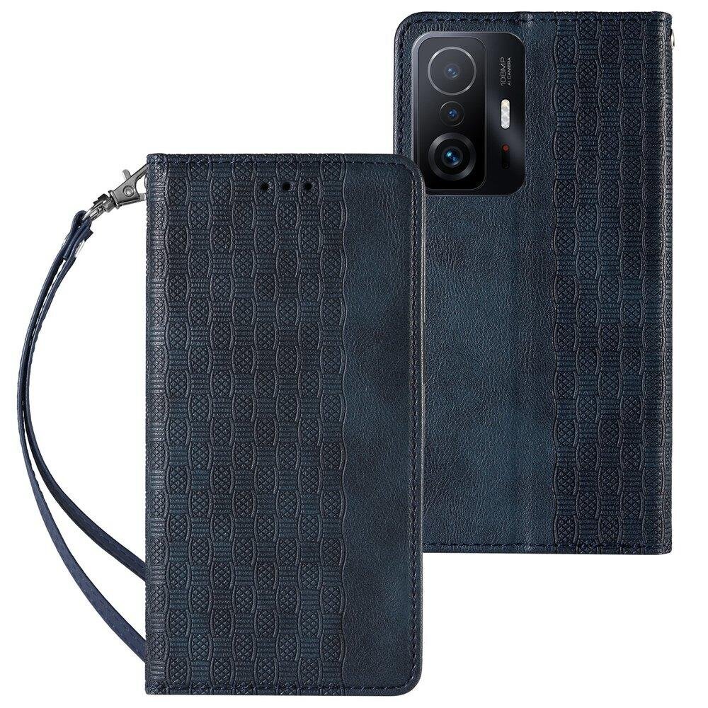 Telefoni kaaned Magnet Strap Case Case for Xiaomi Redmi Note 11 Pro Pouch Wallet + Mini Lanyard Pendant Blue (Niebieski) цена и информация | Telefonide kaitsekaaned ja -ümbrised | hansapost.ee