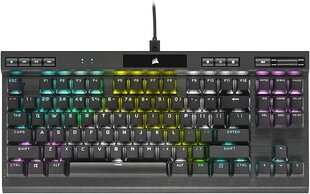 Corsair K70 RGB TKL Cherry MX Red цена и информация | Клавиатуры | hansapost.ee