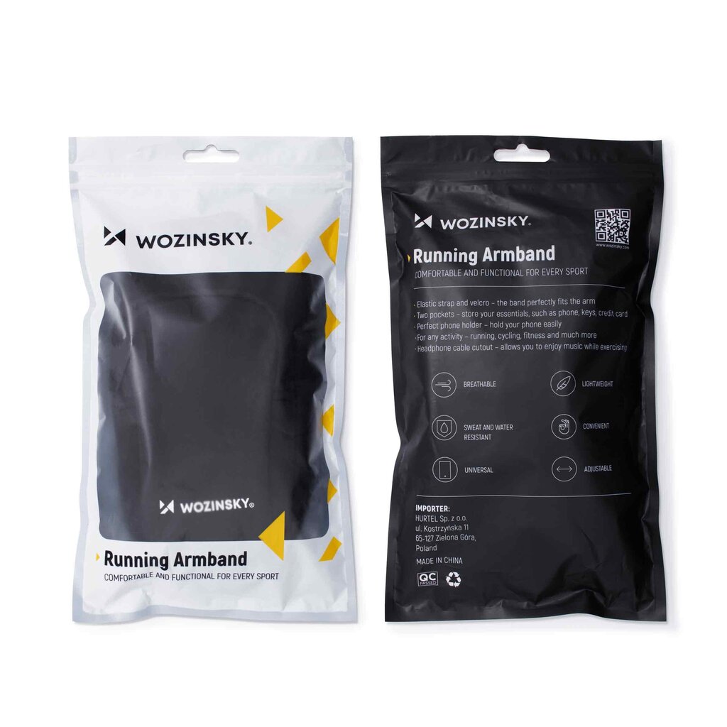 Wozinsky Running Phone Armband WABGR1 цена и информация | Telefonide kaitsekaaned ja -ümbrised | hansapost.ee