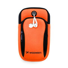 Wozinsky Повязка для телефона для бега WABOR1, оранжевая цена и информация | Чехлы для телефонов | hansapost.ee