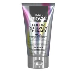 Интенсивная восстанавливающая маска для волос с защитой цвета Biovax Color Recovery Therapy Mask Intensive Regeneration Color Protection, 150 мл цена и информация | Средства для укрепления волос | hansapost.ee