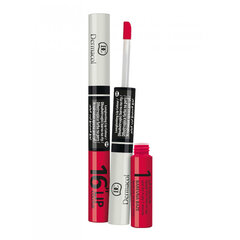 Kahepoolne huuleläige Dermacol 16H Lip Colour 4.8 g, 20 hind ja info | Huulekosmeetika | hansapost.ee