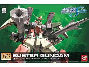 Сборная пластиковая модель Bandai - HGGS GAT-X103 Buster Gundam, 1/144, 60360 цена и информация | Конструкторы и кубики | hansapost.ee
