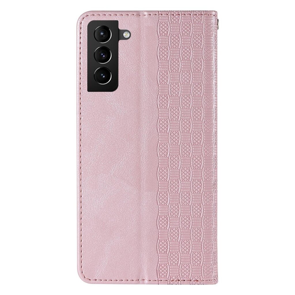 Telefoni kaaned Magnet Strap Case Case for Samsung Galaxy S22 Pouch Wallet + Mini Lanyard Pendant (Pink) цена и информация | Telefonide kaitsekaaned ja -ümbrised | hansapost.ee