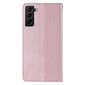 Telefoni kaaned Magnet Strap Case Case for Samsung Galaxy S22 Pouch Wallet + Mini Lanyard Pendant (Pink) hind ja info | Telefonide kaitsekaaned ja -ümbrised | hansapost.ee