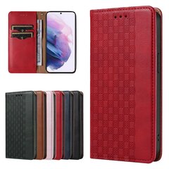 Telefoni kaaned Magnet Strap Case Case for Samsung Galaxy S22 + (S22 Plus) Pouch Wallet + Mini Lanyard Pendant (Red) hind ja info | Telefonide kaitsekaaned ja -ümbrised | hansapost.ee