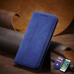 Telefoni kaaned Magnet Fancy Case for iPhone SE 2022 / SE 2020 / iPhone 8 / iPhone 7 Cover Card Wallet Card Stand Blue (Niebieski) цена и информация | Чехлы для телефонов | hansapost.ee