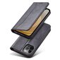 Telefoni kaaned Magnet Fancy Case Case for iPhone 12 Pro Max Pouch Wallet Card Holder (Black) hind ja info | Telefonide kaitsekaaned ja -ümbrised | hansapost.ee