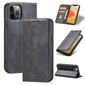 Telefoni kaaned Magnet Fancy Case Case for iPhone 12 Pro Max Pouch Wallet Card Holder (Black) hind ja info | Telefonide kaitsekaaned ja -ümbrised | hansapost.ee