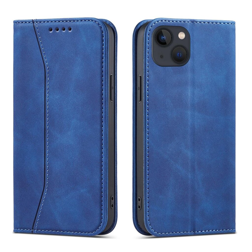 Telefoni kaaned Magnet Fancy Case for iPhone 13 mini cover card wallet card stand blue (Niebieski) hind ja info | Telefonide kaitsekaaned ja -ümbrised | hansapost.ee