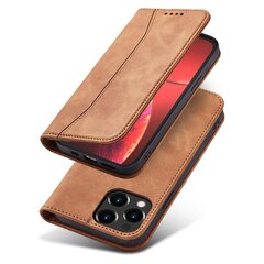Чехол Hurtel Magnet Fancy для iPhone 13 Pro, коричневый цена и информация | Чехлы для телефонов | hansapost.ee