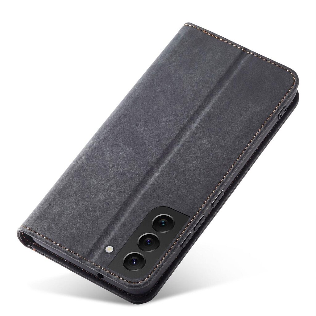 Telefoni kaaned Magnet Fancy Case Case for Samsung Galaxy S22 + (S22 Plus) Pouch Wallet Card Holder (Black) hind ja info | Telefonide kaitsekaaned ja -ümbrised | hansapost.ee