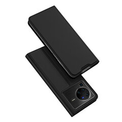 Telefoni kaaned Dux Ducis Skin Pro holster cover flip cover for Vivo X80 Pro black цена и информация | Чехлы для телефонов | hansapost.ee