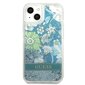 Telefoniümbris Guess GUHCP13MLFLSN iPhone 13 6.1 / green hardcase Flower Liquid Glitter (Green) hind ja info | Telefonide kaitsekaaned ja -ümbrised | hansapost.ee