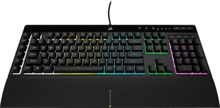 Juhtmega mänguri klaviatuur Corsair Gaming K55 RGB PRO -CH-9226765-ND hind ja info | Klaviatuurid | hansapost.ee