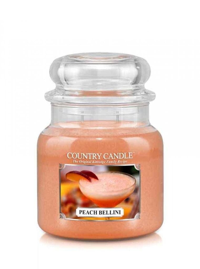 Keskmine küünal 2 tahtliga Country Candle Lemon Peach Bellini 74024, 453g цена и информация | Küünlad, küünlajalad | hansapost.ee