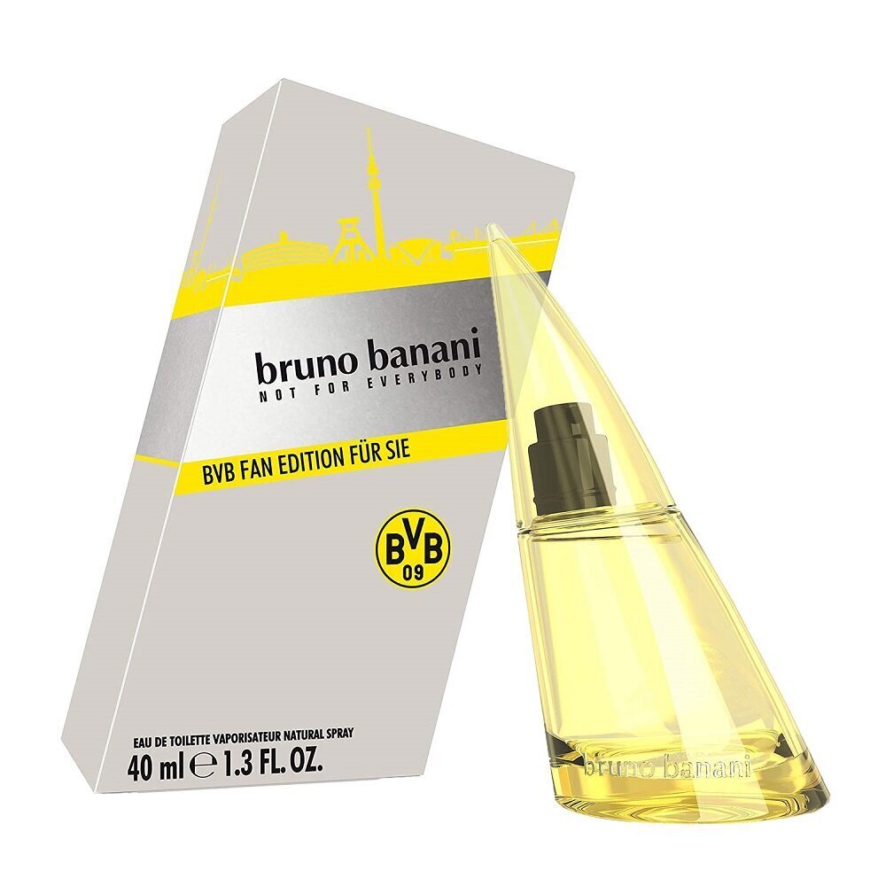 Tualettvesi Bruno Banani Woman Limited Borussia Dortmund Edition EDT naistele, 40ml цена и информация | Parfüümid naistele | hansapost.ee