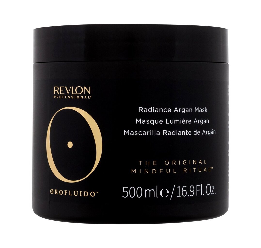 Juuksemask Restorative Hair Mask Revlon Orofluido, 500 ml hind ja info | Juuksemaskid, õlid ja seerumid | hansapost.ee