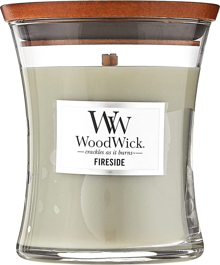 WoodWick lõhnaküünal fireplace, 85.0 g hind ja info | Küünlad, küünlajalad | hansapost.ee