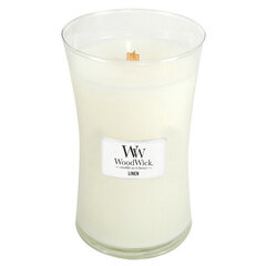 WoodWick lõhnaküünal Linen Vase, 85.0g hind ja info | Küünlad, küünlajalad | hansapost.ee