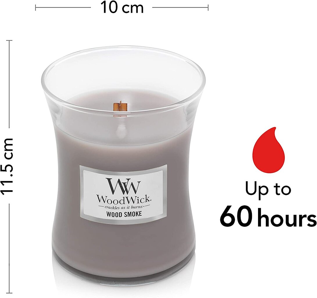 WoodWick lõhnaküünal Wood Smoke, 275.0 g цена и информация | Küünlad, küünlajalad | hansapost.ee