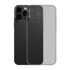 Telefoniümbris Baseus frosted glass case cover for iphone 13 pro hard cover with gel frame (arws001001) (Black) цена и информация | Чехлы для телефонов | hansapost.ee