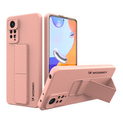 Telefoniümbris Wozinsky Kickstand Case Silicone Stand Cover for Xiaomi Poco X4 Pro 5G (Pink) цена и информация | Чехлы для телефонов | hansapost.ee