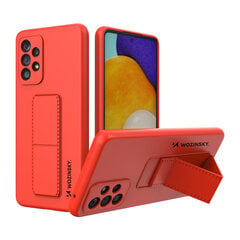 Telefoniümbris Wozinsky Kickstand Case silicone stand cover for Samsung Galaxy A73 (Red) цена и информация | Чехлы для телефонов | hansapost.ee