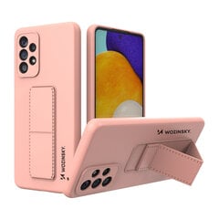 Telefoniümbris Wozinsky Kickstand Case Silicone Stand Cover for Samsung Galaxy A73 (Pink) цена и информация | Чехлы для телефонов | hansapost.ee