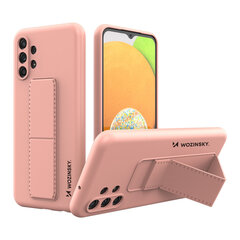 Telefoniümbris Wozinsky Kickstand Case Silicone Stand Cover for Samsung Galaxy A23 (Pink) цена и информация | Чехлы для телефонов | hansapost.ee