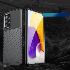 Telefoniümbris Thunder Case flexible armored cover for Samsung Galaxy A73 (Black) hind ja info | Telefonide kaitsekaaned ja -ümbrised | hansapost.ee