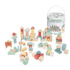 Деревянные кубики, Smiki, 100 шт. цена и информация | Игрушки для малышей | hansapost.ee