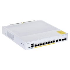 Сетевой коммутатор Cisco CBS350-8FP-2G-EU, управляемый L2/L3 Gigabit Ethernet (10/100/1000), серебристый цена и информация | Коммутаторы (Switch) | hansapost.ee