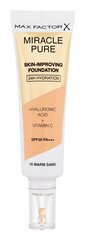 Основа под макияж Max Factor Miracle Pure Skin Long-Lasting SPF30 30 мл, 70 Warm Sand цена и информация | Пудры, базы под макияж | hansapost.ee