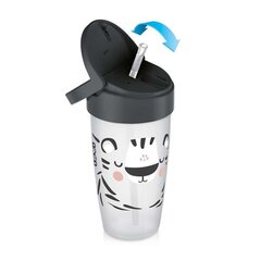 Tass kõrrega Lovi Active Salt&Pepper, 350 ml, 12 kuud+ цена и информация | Детская посуда, контейнеры для молока и еды | hansapost.ee