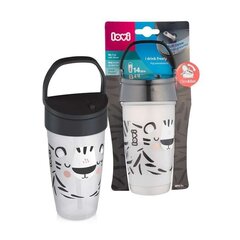 Tass kõrrega Lovi Active Salt&Pepper, 350 ml, 12 kuud+ цена и информация | Детская посуда, контейнеры для молока и еды | hansapost.ee