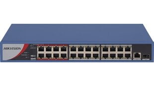 Hikvision Digital Technology DS-3E0326P-E/M(B) network switch L2 Fast Ethernet (10/100) Power over Ethernet (PoE) Grey цена и информация | Коммутаторы (Switch) | hansapost.ee