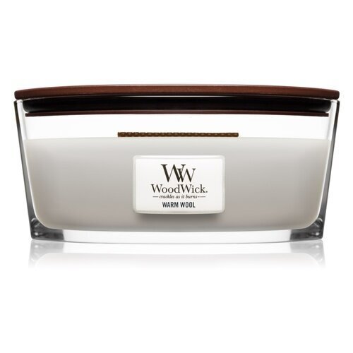 WoodWick lõhnaküünal Warm Wool Warm candle, 453.6g цена и информация | Küünlad, küünlajalad | hansapost.ee
