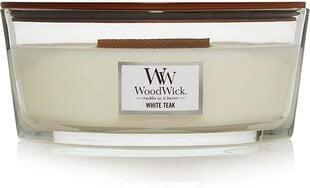 WoodWick lõhnaküünal White Teak, 453,6 g hind ja info | Küünlad, küünlajalad | hansapost.ee