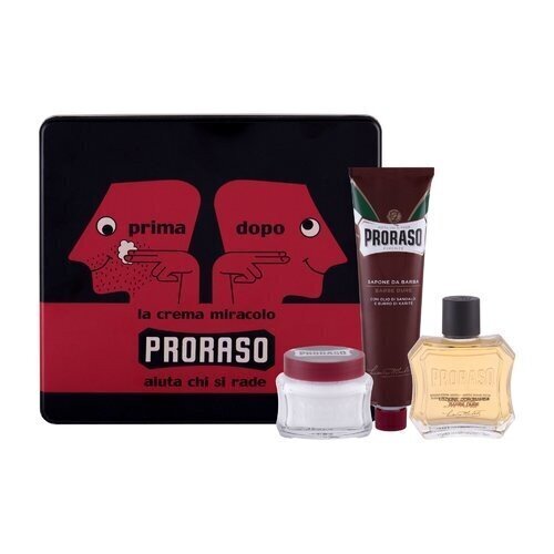 Meeste kinkekomplekt Proraso Red After Shaving Set - Hard Beard Gift Set, 350 ml цена и информация | Raseerimisvahendid | hansapost.ee