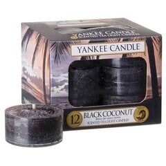 Küünlad Yankee Candle Black Coconut Candle - Aromatic tea candles (12 tk) 9.8 g hind ja info | Küünlad, küünlajalad | hansapost.ee