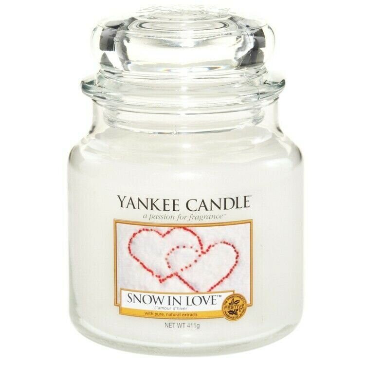 Küünal Yankee Candle Snow In Love Candle - Scented candle, 411 g hind ja info | Küünlad, küünlajalad | hansapost.ee